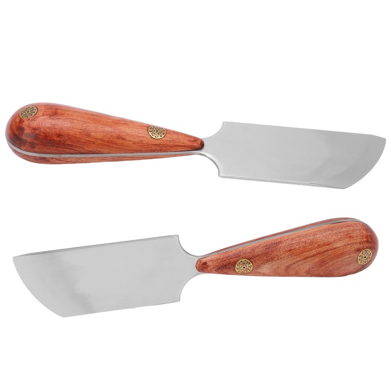 Leather Knife High Speed Steel Wooden Handle Easy Control Widely