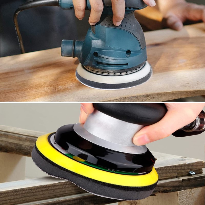 STEBRUAM 2 Pcs Soft Sponge Interface Pad Sanding Pad 8