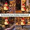 Solar Snowman Garden Light for Christmas Décor – Waterproof LED