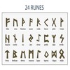 LIKGREAT Viking Runes Necklace Ancient Nordic Rune Pendant Necklaces Norse