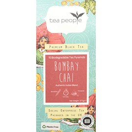 Tea People Bombay Chai, 15 Tea Pyramids in Retail Pack