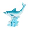 Brizoria Dolphin Decor Nautical Decor Leaping Dolphin Figurines Blue White