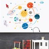 Solar System Wall Stickers for Kids, Universe Space Wall Sticker,