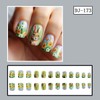 Short Press on Nails Square Fake Nails Easter Day False