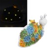 Solar Snail Statue Waterproof Cute Snail Figurine Succulents Garden Ornament