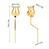 Laroal Saxophone Music Stand, Golden Music Stand for Alto Saxophone,