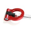 iJDMTOY Sports Red Track Racing Style Tow Hook Ring Compatible