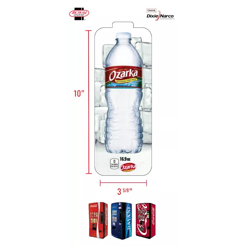 Royal Vendors (1) Royal Vendors Chameleon "Ozarka Water" 16.9 oz