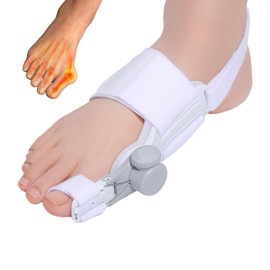 Big Toe Straightener - Adjustable Knob Corrector Splint | Toe Brace, Foot Wrap, Hallux Correction for Left or Right Feet