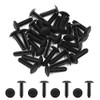 30 Pcs Black Car Plastic Push in Fastener Rivets Clips