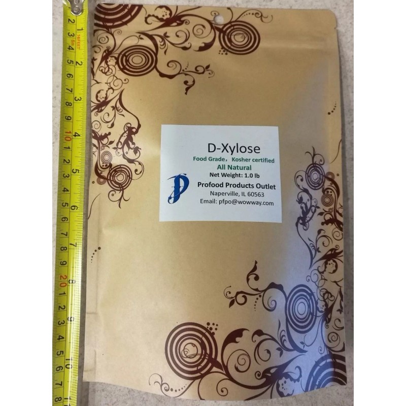 PFPO Healthy sugar, D-xylose, food grade, 1 lbs (454g), Zero