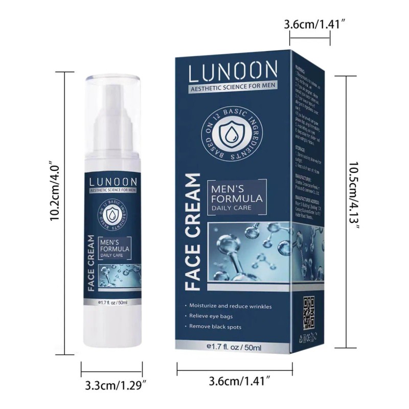 Mens Face Cream, 6 In 1 Mens Face Moisturizer, Mens