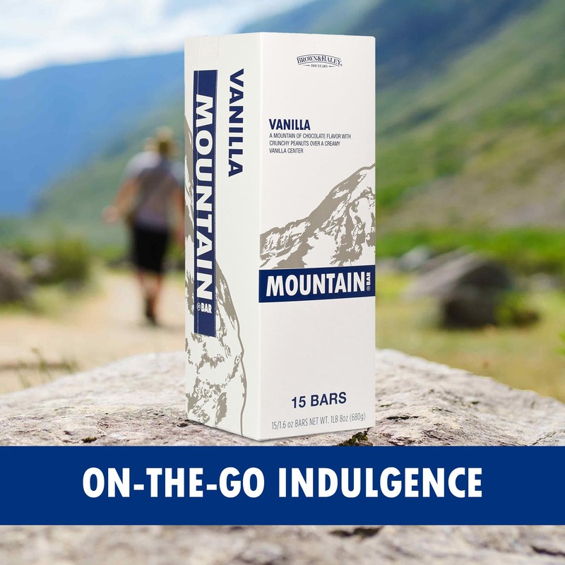 Almond Roca Case of 15 Vanilla Mountain Bars - 1.6oz
