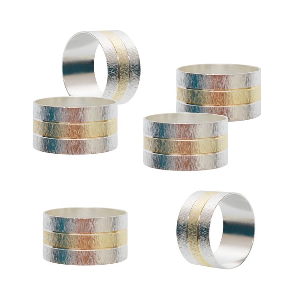 Pocoxll 6 Pcs Napkin Rings,Elegant Table Decor Accessories,Suitable for Table