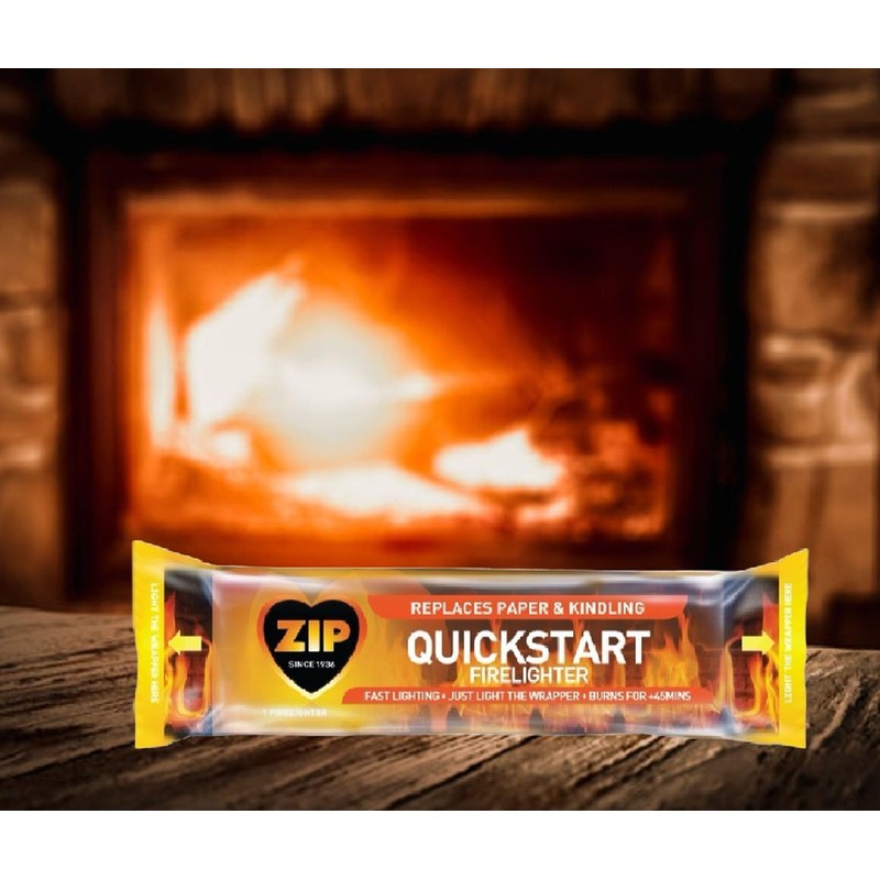 Zip Quickstart Firelighters 150g Just Light The Wrapper Pack of