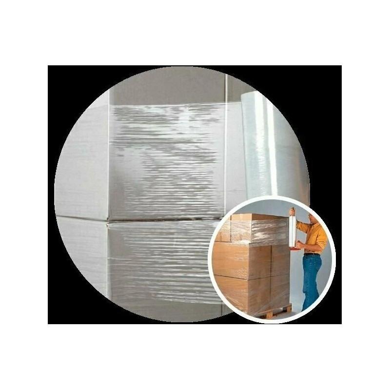 18" x 1500' 100 Gauge 4 Rolls Pallet Wrap Stretch