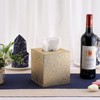 BTSKY PU Leather Household Office Cube Tissue Paper Holder Box