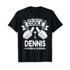 Dennis Name Birthday First Name Saying Name Day T-Shirt, black