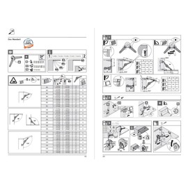 Gedotec DUO Premium Flap Holder Set Flap Support for Furniture | Steel Black | Flap Hinge for Flap Height: 200-500 mm | 1 Piece - Lid Support for Chests and Flaps