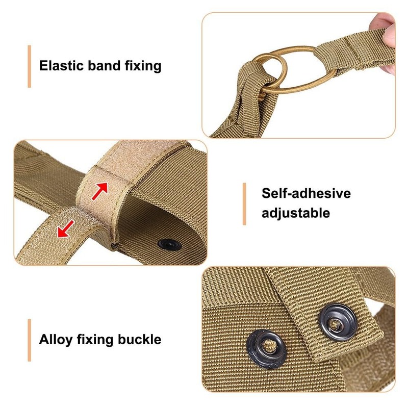 MiOYOOW MOLLE Belt Bottle Holder, Adjustable Tactical Water Bottle Bag,
