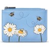 Yoshi Bee Happy Zip Top Womens Purse, RFID Protection, Slim