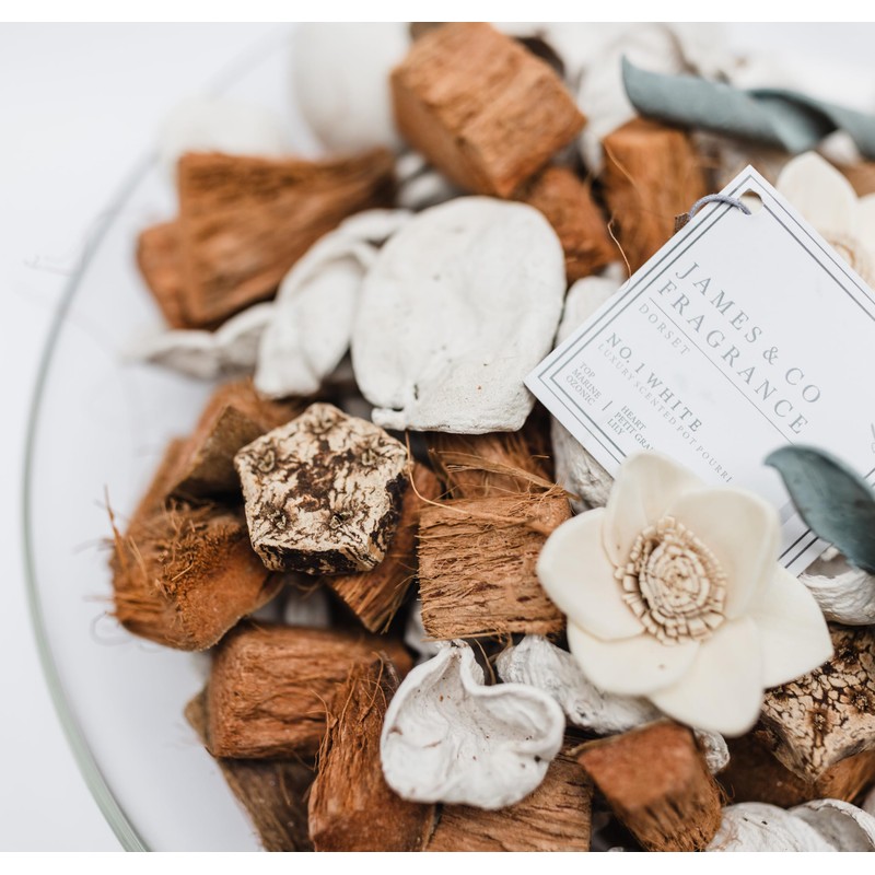 James & Co Fragrance No. 1 White Pot Pourri