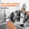 LEUGWAKN Stainless Steel Stock pot-10 Quart pot-Stockpots with Lid -Soup