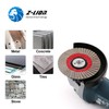 Z-LION 4 Inch Diamond Flap Disc 120 Grit Sanding Wheel