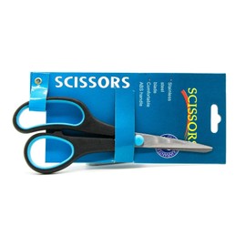Multi Use Mini Scissor Snips - Handy, Small, Sharp and Strong. Soft Grip for Easy Control. Fine Edge, Stainless Steel Blades Produce Perfect Cutting Results. (Blue)