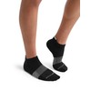 Icebreaker Merino Women's Multisport Light Cushion Micro Sock, Black/Snow/Metro Heather,
