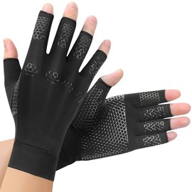 Copper Arthritis Compression Gloves Joint Support (XL, 1 Pair)