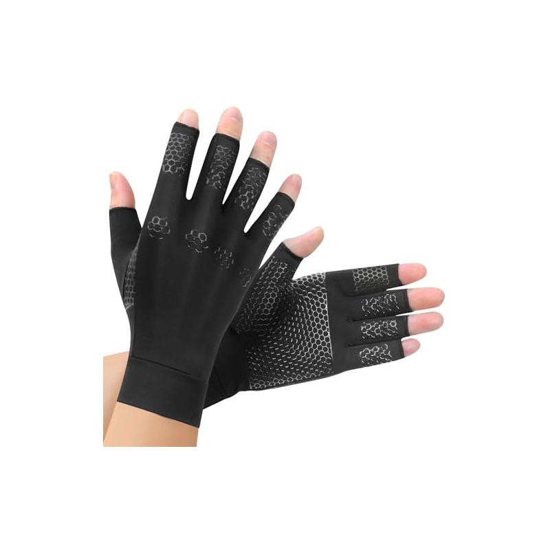 Copper Arthritis Compression Gloves Joint Support (XL, 1 Pair)
