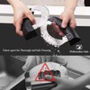 KITCHENDAO Come Apart Mezzaluna Salad Chopper Knife Tool, Easy Cleaning,