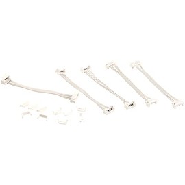 Luminea Accessories for LED strip WLAN: Set of 5 connection cables for RGBW LED strips from the LAX series (RGB sets, band WiFi, strip connector)