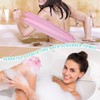 3 Pack Exfoliating Back Scrubber with Handles Exfoliating Washcloth Nylon