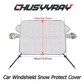 CHUSYYRAY For Ford F150 Windscreen Frost Shield Snow Shade UV Ice Dust Guard Window Cover