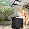 NEAMVCT Ice Tub Cover - Outdoor Cold Bath Cover, Keeps