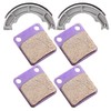 ECCPP For 02-07 Suzuki Eiger 400 LTA400F LT-A400F 2x4 4x4 Front Brake pads and Rear Brake shoes