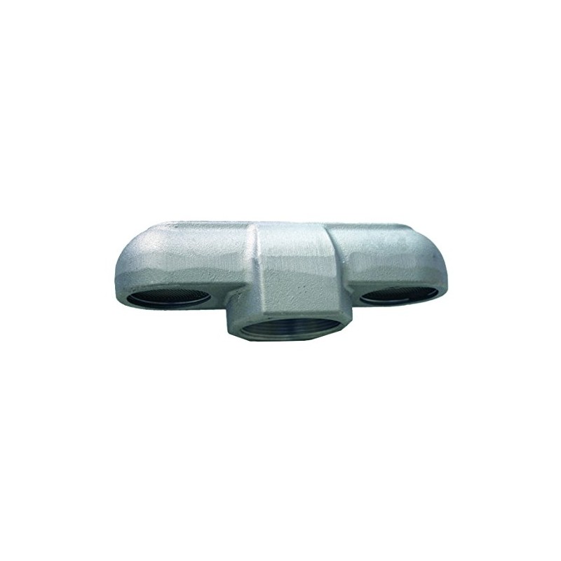 Morrison Bros. 155-0200AV Double Outlet T-Vent, FNPT, 1"