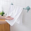 Convenient to use, attachable, new bathroom towel rack, wall-mounted Towel stand long type-pink 3ea