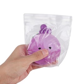 BOXOB Purple Grape Squeeze Ball, Cute Crystal Grape Squishy Toy Stress Relief Fufu Fruit Elf Sensory Fidget Soft Jelly Ball Calm & Improve Focus Tool for Teens Adults Party Favor Gifts