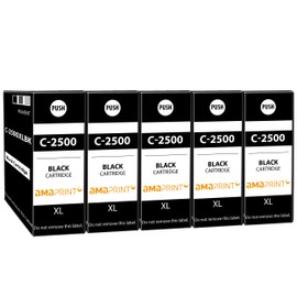 Amaprint 5 XL Cartridges Compatible with Canon PGI 2500XL Black Suitable for Canon Maxify IB4000 IB4050 IB4100 IB4150 MB5000 MB5050 MB5100 MB5150 MB5155 MB5300 MB5350 MB5400 MB5450 MB5455