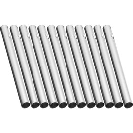 Healvian 12pcs Wind Chime Tubes Metal Windchime Tubes Wind Chime Parts for DIY Wind Chimes Crafts Courtyard Hanging Ornament