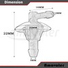 Amavoler 5125061AA Windshield Washer Nozzle Aftermarket Accessory Fit for Dodge