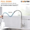 OWOFAN Kitchen Faucet Low Lead Commercial Solid Brass Single Handle