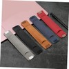 4 piezas Protector de Bolígrafo de Cuero Elástico para Cuadernos