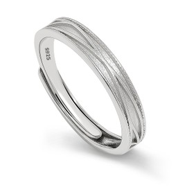 Meissa Paar-Ringe Eheringe Silber 925 Paarpreis Funkelndes Diamantdesign Perfekt für Verlobung Heirat und Hochzeit Ideales Geschenk zum Jahrestag Valentinstag, Herren 3.5mm