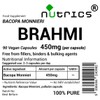 Nutrics® BACOPA MONNIERI 450mg x 90 V Capsules BRAHMI BRAMMI