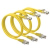 4FT Cat6 Cable 3 Pack(Yellow)