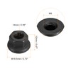 QUARKZMAN M8 Flange Hex Lock Nuts Grade 10.9 Carbon Steel